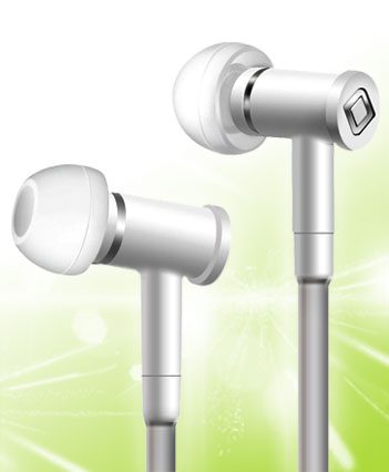 Radiation-Free Stereo Headset in White
