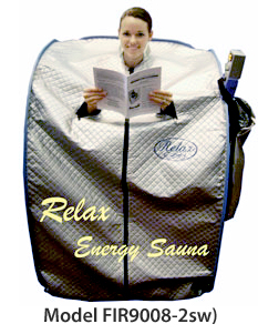  	
RELAX FIR Sit-Up Sauna - (model FIR9008-2sw)